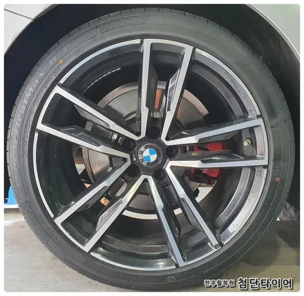 [전주휠복원 첨단타이어] BMW Z4 m40i 순정19인치 컷팅휠->블랙유광 휠복원 작업 / 전주