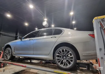 [전주 휠복원 첨단타이어] BMW730d 순정20인치->19인치 인치다운(BMW730d 순정휠+스노우타이어)정읍익산김제휠복원, 군산광주대전휠복원튜닝,충남충북휠복원,서천대천휠,목포여 / 전주