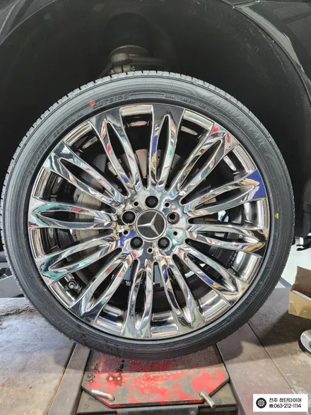 [전주김제 휠복원 첨단타이어] 벤츠 20인치 순정 마이바흐 크롬 복원휠 + 굳이어 타이어 휠타이어튜닝 광주대전휠복원 군산휠복원,충남충북휠복원,서천대천휠복원,여수목포휠복원,전주휠튜닝 / 전주
