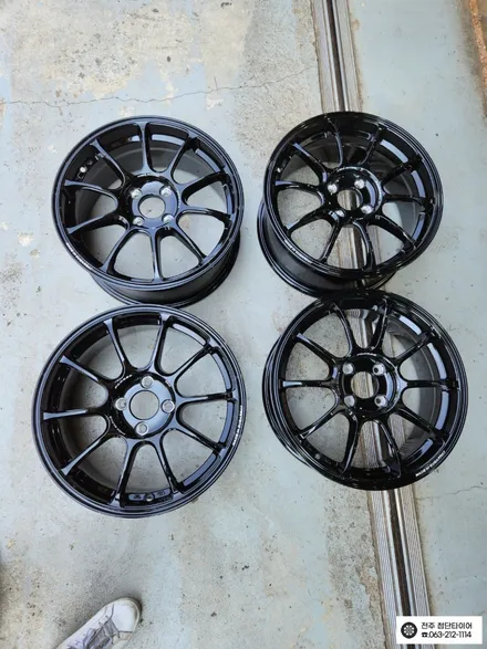 [전주김제 휠복원 첨단타이어] 스파크 16인치 사제 신품휠 + 한국 195/45R16 키너지EX 타이어 휠타이어 튜닝 광주대전휠복원 군산휠복원,충남충북휠복원,서천대천휠복원 / 전주