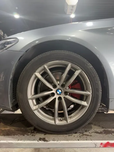 [전주 휠복원 첨단타이어]BMW 520d 순정 18인치 도장휠⇨블랙유광으로 휠복원 김제익산군산휠복원,대전휠복원,광주휠복원,전북전남휠복원,충남충북휠복원,경남경북휠복원,휠타이어,휠튜닝 / 전주