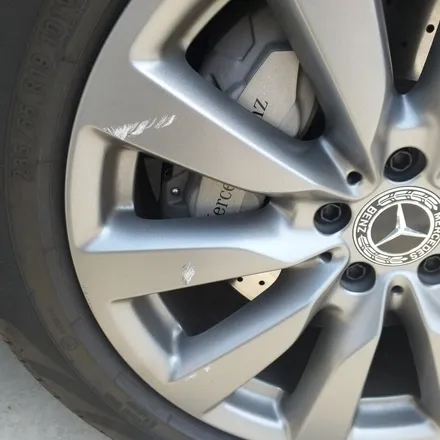[첨단타이어] 벤츠GLC350e 19인치 다크그레이무광 휠복원 / 전주