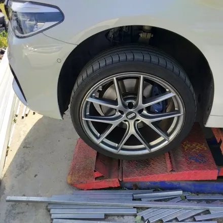 [첨단타이어] BMW 530I BBS 정품 휠복원 -전주휠복원,전북휠복원 익산휠복원, 김제휠복원, 군산휠복원, 정읍휠복원, 남원휠복원,전주휠도색,전주휠용접,휠수리 / 전주