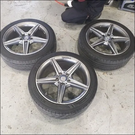 [첨단타이어] 벤츠 C250d  순정 18인치 다이아몬드컷팅 - / 전주