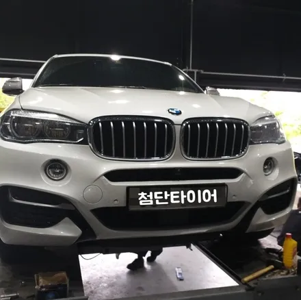 [첨단타이어] BMW X6 M50d 21인치 다이아몬드컷팅 휠복원 / 전주