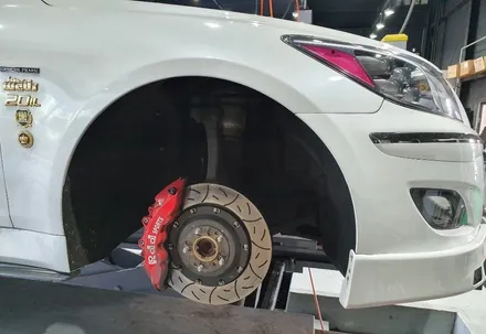 [첨단타이어] 제네시스 GP380 프라다 웨즈 크란제 베레 20인치 크롬 정품휠 굴절수리 / 전주