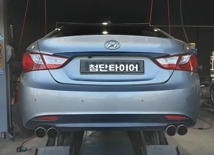 [첨단타이어] YF소나타 사제휠 18인치->ADV.1 복원휠+중고타이어 교체 / 전주
