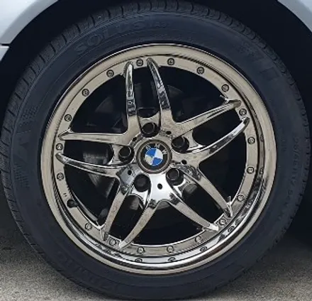 [첨단타이어] BMW525i 순정16인치-> 17인치 인치업!(BMW E39 5시리즈 휠 +225/45R17 TA31 조합)-전주휠복원,정읍익산김제군산휠복원,대전휠광주휠,충북충남휠 / 전주