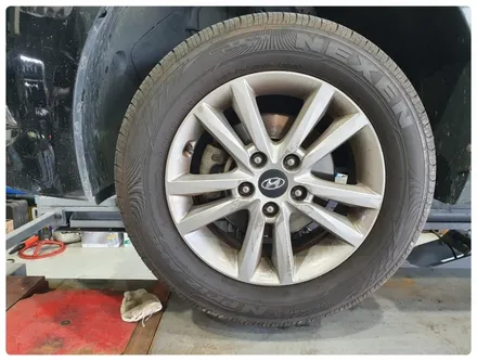 [첨단타이어]LF소나타 순정16인치->18인치 인치업(K7블랙크롬휠+새타이어 금호 235/45R18 TA31)-전주휠복원,정읍익산김제군산휠복원,대전휠광주휠,충북충남휠,전주자동차튜닝 / 전주