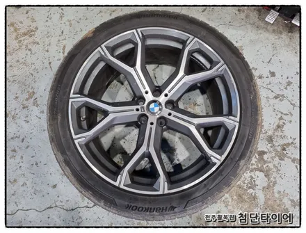[전주휠복원 첨단타이어] BMW X5 Xdrive30d 순정21인치 휠복원/휠기스/휠긁힘 / 전주