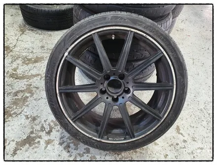 [전주휠복원 첨단타이어] 벤츠CLA250 18인치->1614 벤츠E43AMG 스타일 신품휠교체- / 전주
