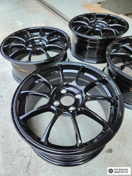 [전주김제 휠복원 첨단타이어] 스파크 16인치 사제 신품휠 + 한국 195/45R16 키너지EX 타이어 휠타이어 튜닝 광주대전휠복원 군산휠복원,충남충북휠복원,서천대천휠복원 / 전주