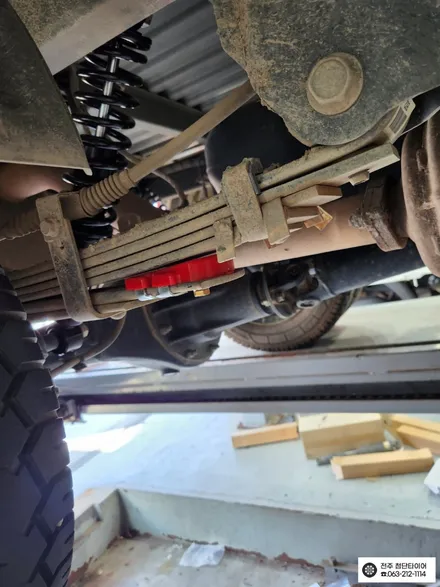 [전주김제 휠복원 첨단타이어] 포터2 애쇼쇼바,우레탄스프링,스테빌라이저 장착 하체보강 튜닝 차체처짐 개선+판스프링보강+하체보강-군산김제익산휠복원, 대전광주휠복원 / 전주