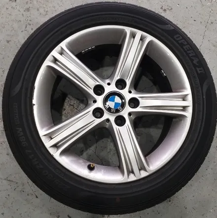 [첨단타이어] BMW 320d 17인치순정휠->520d 블랙유광컷팅휠로 교체 작업후기!! / 전주