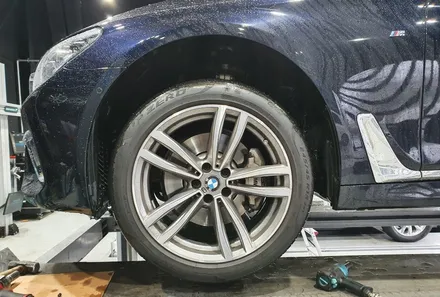 [첨단타이어]  BMW 730d 순정19인치->20인치 BBS 정품휠+ 피넬리 P-ZERO 255/40R20 타이어교체 인치업 작업후기!! / 전주