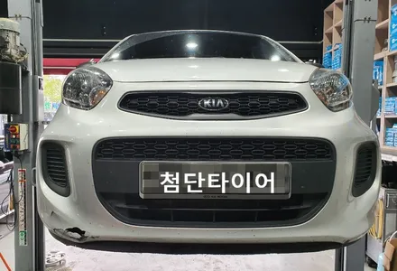 [첨단타이어] 모닝 13인치 깡통휠->인치업!!15인치 중고휠+새타이어조합 전주휠복원,정읍휠복원 익산휠복원, 김제휠복원, 군산휠복원,남원휠,광주휠,충북휠,전남휠,충남휠,전주휠타이어 / 전주