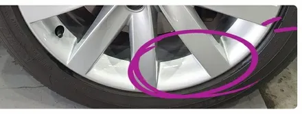 [첨단타이어] 폭스바겐 골프 2.0 TDI  순정17인치 휠복원(휠도색)전주휠복원,정읍휠 익산휠복원, 김제휠복원, 군산휠복원,남원휠,광주휠,충북충남휠,전남순천휠,대전휠,전주휠타이어 / 전주