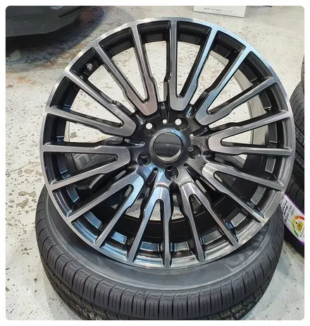 [전주휠복원 첨단타이어] BMW740Li 18인치 순정휠->BMW 760 신품20인치인치업+금호 245/40R20 PS71 장착! / 전주