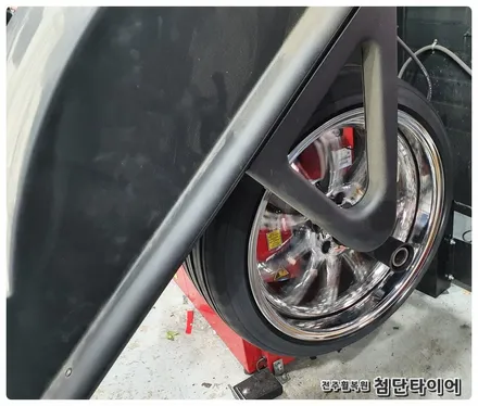 [전주휠복원 첨단타이어] BMW320d  순정18인치->19인치 인치업( / 전주