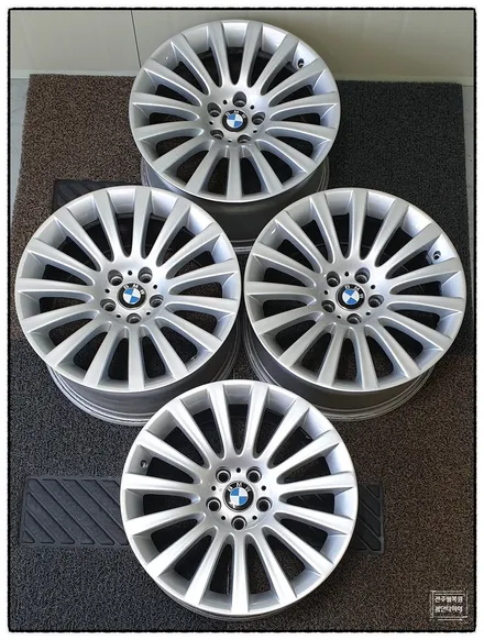 [전주 휠복원 첨단타이어] BMW GT 순정19인치 휠긁힘/휠스크래치 ->BMW7시리즈 순정복원휠 교체! / 전주