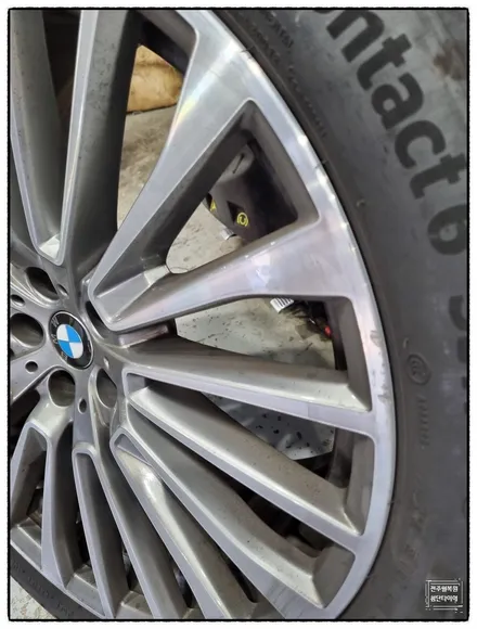 [전주 휠복원 첨단타이어] BMW X7 순정22인치 휠복원+다이아몬드컷팅/휠수리/휠스크래치- / 전주