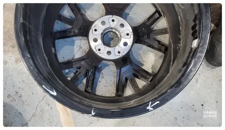 [전주 휠복원 첨단타이어]BMW530i 순정19인치 휠굴절-> 순정복원휠 교체튜닝!-정읍익산김제군휠복원,대전휠광주휠,충북충남휠,전주자동차튜닝,중고휠타이어남원휠,사제휠,군산휠복원도색 / 전주