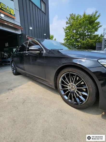[전주김제 휠복원 첨단타이어]벤츠 560차량 20인치 순정 CLS AMG 블랙스퍼터링크롬 복원휠 튜닝 광주대전휠복원 군산휠복원,충남충북휠복원,서천대천휠복원,여수목포휠복원,전주휠튜닝 / 전주