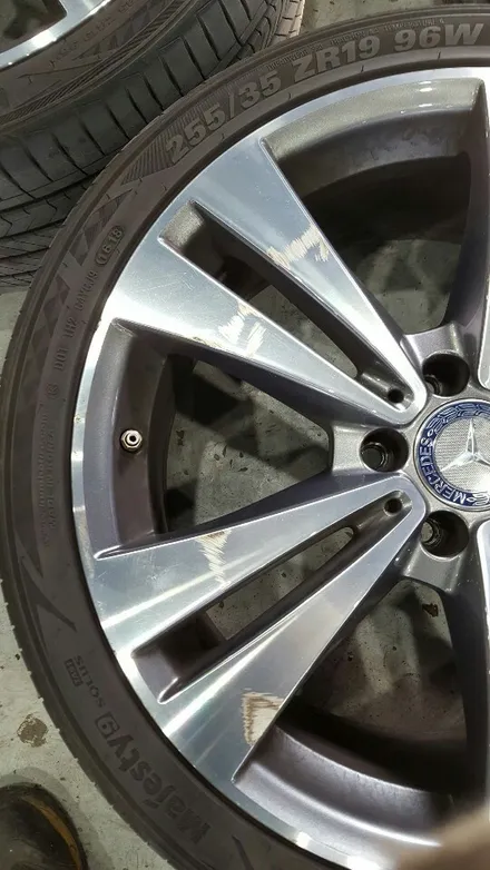 ★벤츠 cls 350d 19인치 휠복원 ★ / 전주