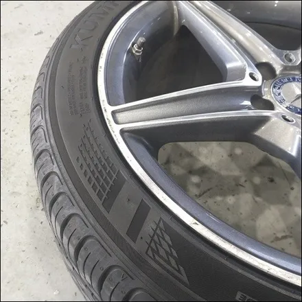 [첨단타이어] 벤츠 C250d  순정 18인치 다이아몬드컷팅 - / 전주