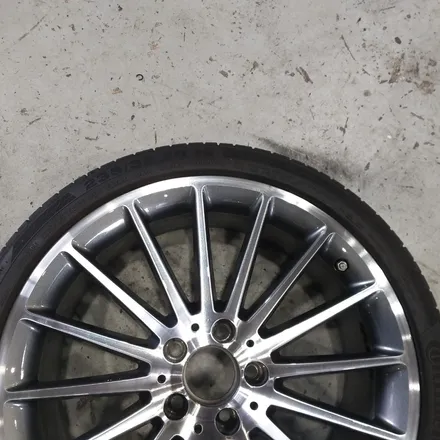 [첨단타이어] 벤츠 A45 AMG 순정19인치 다이아몬드컷팅 휠복원 / 전주