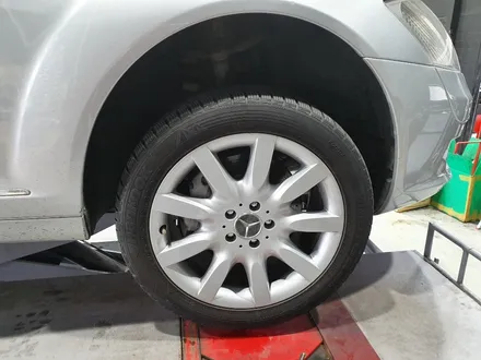 [첨단타이어] 벤츠 S500 순정18인치 ->블랙유광후 다이아몬드컷팅+중고타이어조합 - / 전주
