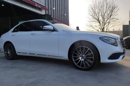 [첨단타이어] 벤츠E300 18인치 ->19인치 인치업( 마차휠+타이어245/40R19 미쉐린 MXM4 조합) 작업후기!! / 전주