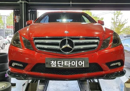 [첨단타이어]벤츠 E350 AMG 컨버터블 18인치->19인치 인치업!(신품휠+중고타이어전주휠복원,정읍휠복원 익산휠복원, 김제휠복원, 군산휠복원,남원휠,광주대전목포충남충북휠복원 / 전주