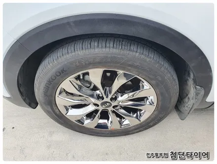 [전주휠복원 첨단타이어] 더뉴쏘렌토 순정19인치 스퍼터링크롬 복원휠교체! / 전주