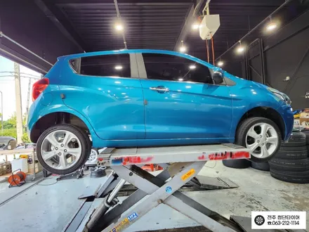 [전주김제 휠복원 첨단타이어] 스파크 16인치 사제 신품휠 + 한국 195/45R16 키너지EX 타이어 휠타이어 튜닝 광주대전휠복원 군산휠복원,충남충북휠복원,서천대천휠복원 / 전주