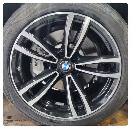 BMW730d 19인치 647M 순정휠->647M 순정19인치 블랙컷팅 커스텀 복원휠 튜닝 정읍익산김제휠복원, 군산광주대전휠복원튜닝,전주휠튜닝 / 전주