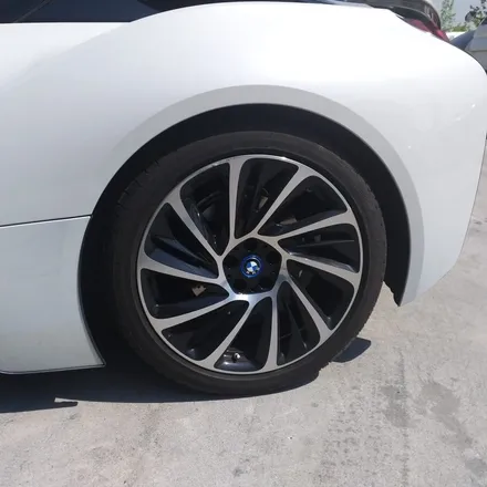 [첨단타이어] BMW I8 순정 다이아몬드컷팅->블랙유광 색상변경 휠복원 전주휠복원,전북휠복원 익산휠복원, 김제휠복원, 군산휠복원, 정읍휠복원, 남원휠복원,전주휠도색,전주휠용접,휠 / 전주