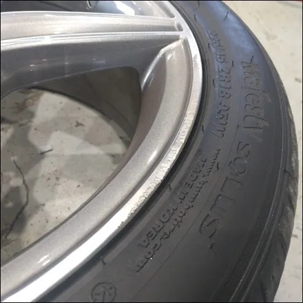 [첨단타이어] 벤츠 C250d  순정 18인치 다이아몬드컷팅 - / 전주