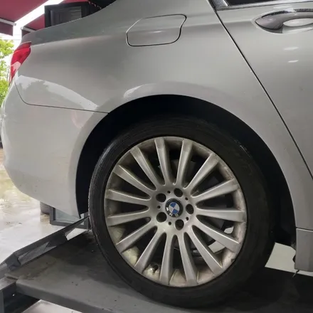 [첨단타이어] BMW 750Li 순정19인치 휠복원 +275/4019 뒷타이어교체 / 전주