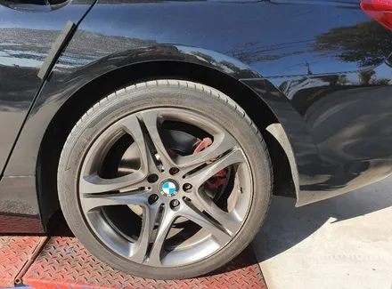 [첨단타이어] BMW 6시리즈 640d 순정휠19인치 고스트크롬휠복원+타이이교체 / 전주