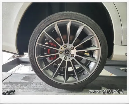 [첨단타이어]벤츠S63AMG 스타일 20인치->신품 마차휠ST 교체! -전주휠복원,정읍익산김제군산휠복원,대전휠광주휠,충북충남휠,전주튜닝,중고휠,중고휠타이어,휠수리,여수목포부여휠복원 / 전주