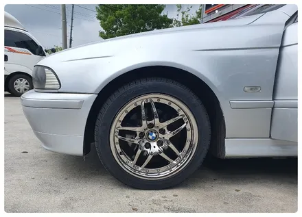 [첨단타이어] BMW525i 순정16인치-> 17인치 인치업!(BMW E39 5시리즈 휠 +225/45R17 TA31 조합)-전주휠복원,정읍익산김제군산휠복원,대전휠광주휠,충북충남휠 / 전주