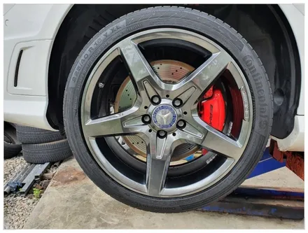 [첨단타이어] 벤츠SLK350 AMG  순정18인치 휠복원(블랙크롬) 휠수리-전주휠복원,정읍익산김제군산휠복원,대전휠광주휠,충북충남휠,전주튜닝,중고휠타이어,남원휠,사제휠,전주 휠복원 / 전주