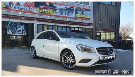 [전주휠복원 첨단타이어] 벤츠A180 순정18인치->  벤츠CLA AMG 18인치 복원휠 +225/40R18 라우펜타이어 교체![군산김제익산휠복원, 전주 휠복원,전주휠타이어인치업 / 전주