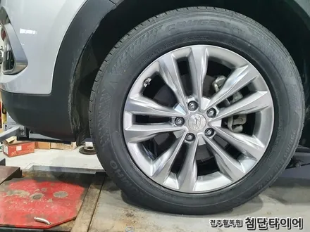 [전주휠복원 첨단타이어] 싼타페DM 순정18인치 복원휠교체 / 전주