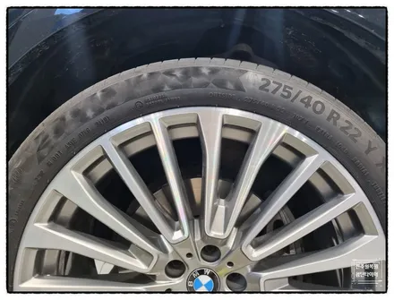[전주 휠복원 첨단타이어] BMW X7 순정22인치 휠복원+다이아몬드컷팅/휠수리/휠스크래치- / 전주