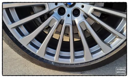 [전주 휠복원 첨단타이어]BMW X7 순정22인치 휠복원/다이아몬드컷팅/휠스크래치/휠수리- / 전주