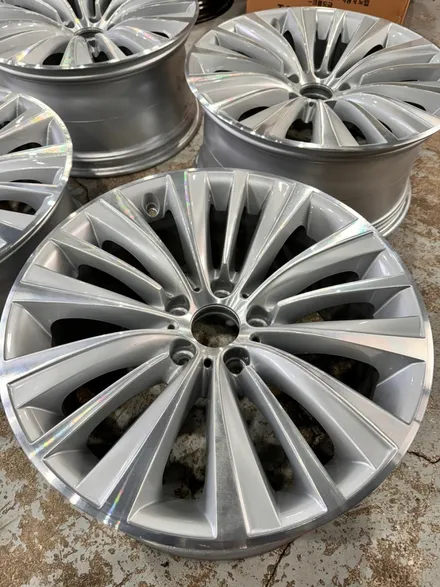 [전주 휠복원 첨단타이어] BMW 730d 19인치 순정 컷팅휠 ⇨ BMW 5GT 19인치 순정복원휠 김제익산군산휠복원,대전광주휠복원,서천대천휠복원,여수목포휠복원,휠타이어 / 전주