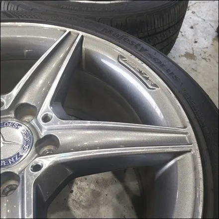 [첨단타이어] 벤츠 C250d  순정 18인치 다이아몬드컷팅 - / 전주