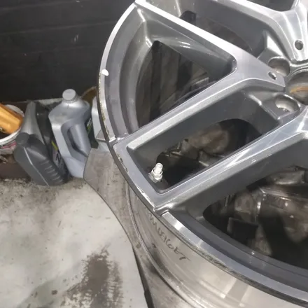 [첨단타이어] 벤츠 GLE350d 21인치 다이아몬드컷팅 휠복원 - / 전주